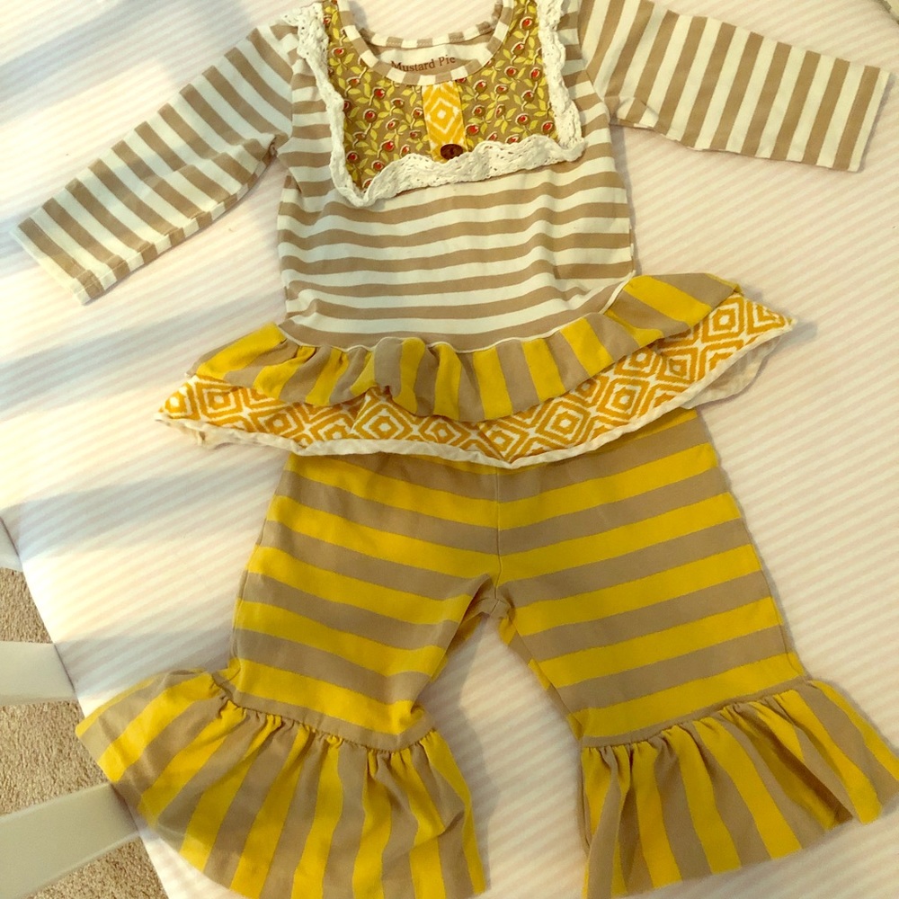 Mustard Pie 12 month outfit